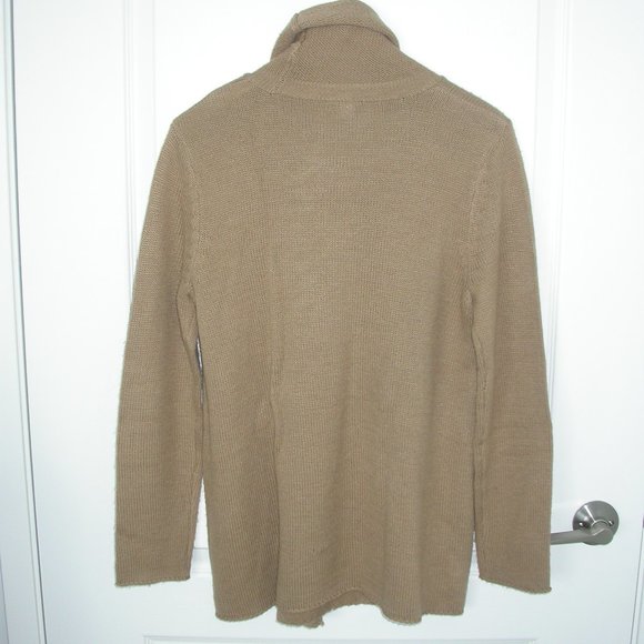Camel Colour Tunic Soft  Sweater - Picture 2 of 7